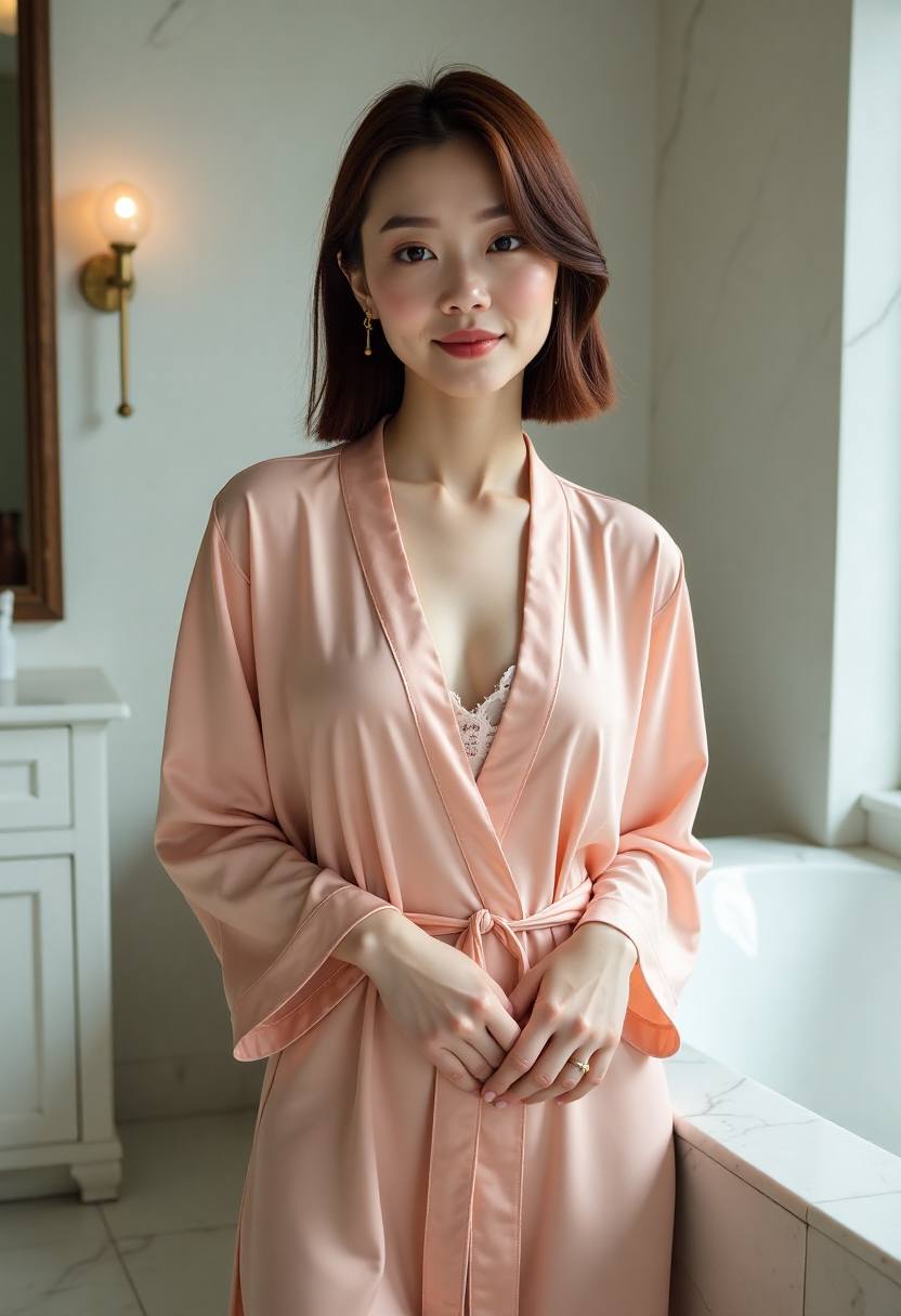 陈冲观看旧电影片段